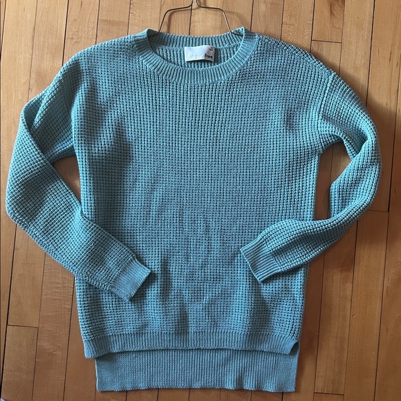 Aritzia Wilfred Free Merino Wool Isabelli Sweater Blue Size XS - Picture 9 of 13